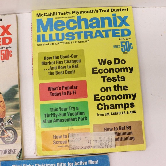 Mechanix Illustrated 1974 Lot of 10 - Picture 10 of 16